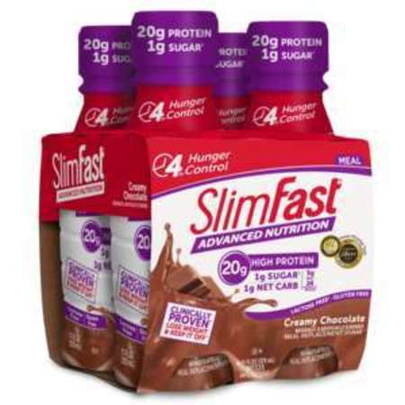 SLIMFAST Advanced Nutrition RTD Creamy Milk Chocolate Shake 11 oz., PK12 74008
